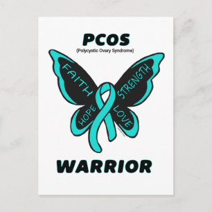 Cartão Postal Borboleta/Guerreiro...PCOS