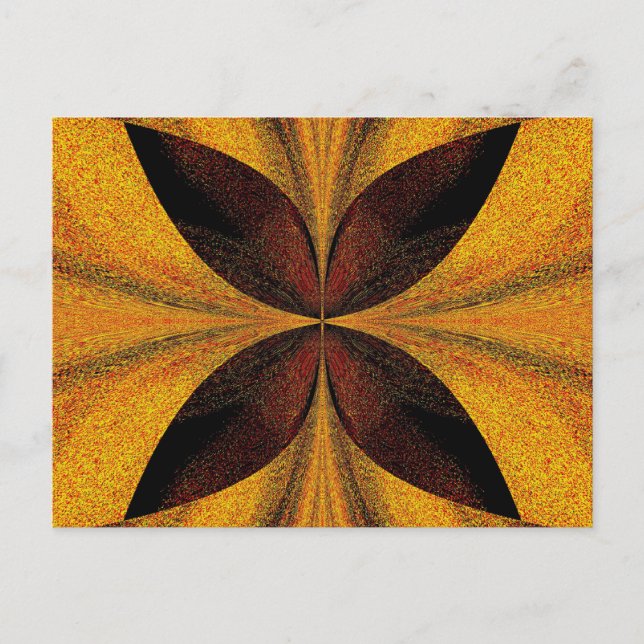 Cartão Postal Borboleta Preta (Frente)