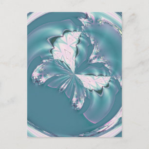 Cartão Postal Borboleta primavera