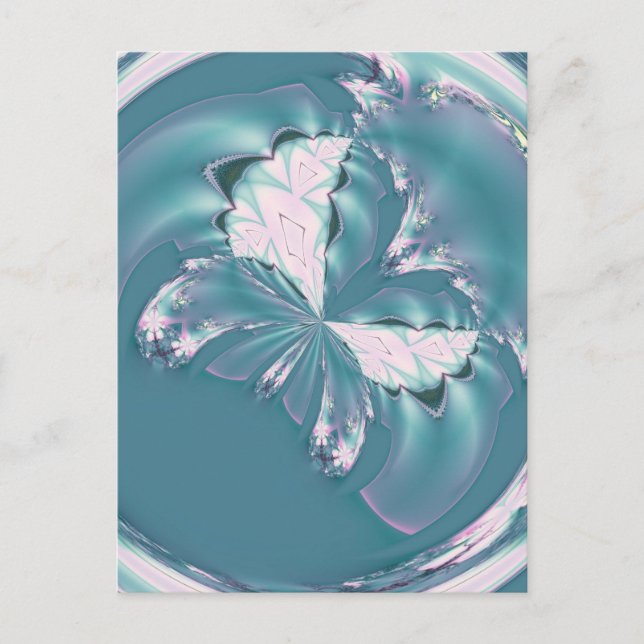 Cartão Postal Borboleta primavera (Frente)