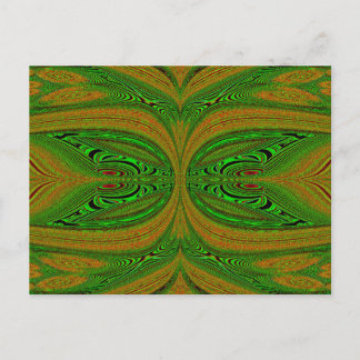 Cartão Postal Borboleta Verde