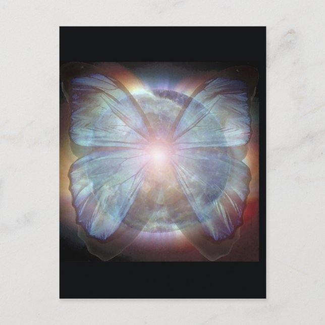 Cartão Postal Borboletas bonitas (Frente)