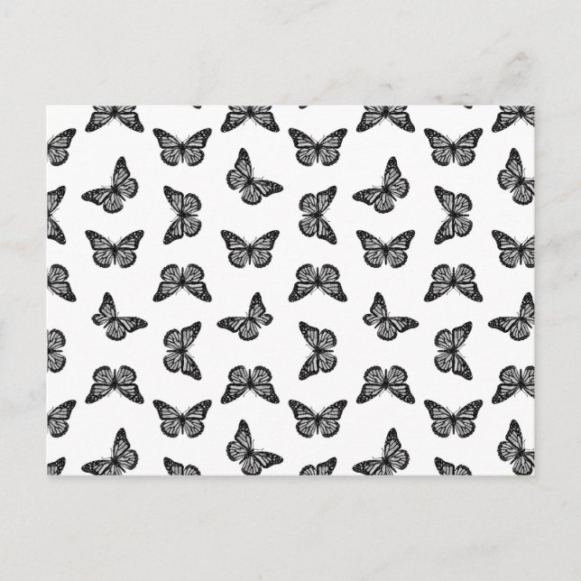 Cartão Postal Borboletas bonito (Frente)