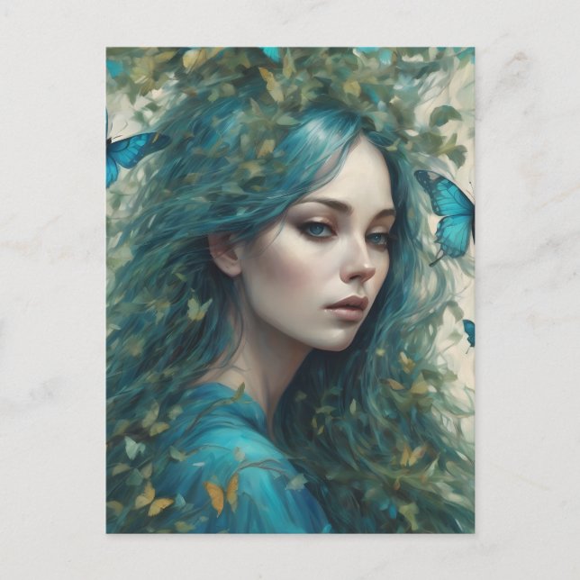 Cartão Postal Borboletas e Blues Série 5 (Frente)