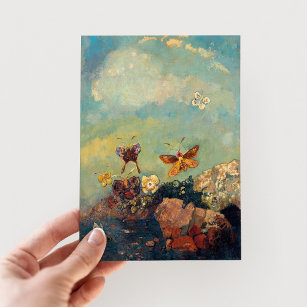 Cartão Postal Borboletas   Odilon Redon