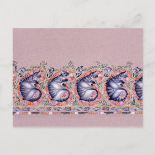 Cartão Postal Borda Paisley