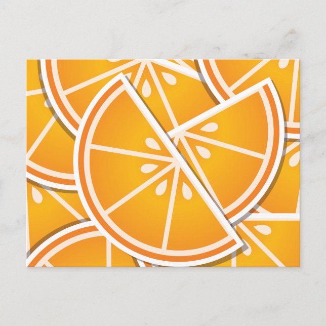 Cartão Postal Bordas de laranja fungo (Frente)