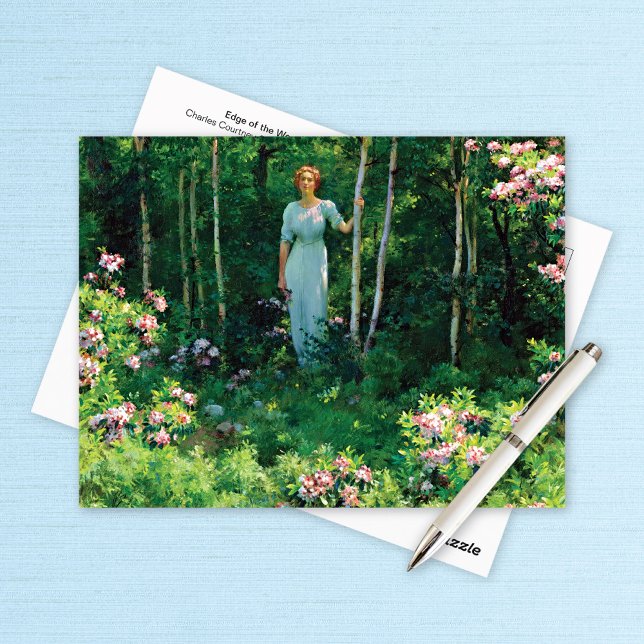 Cartão Postal Bordo do Woods Charles Curran (Criador carregado)