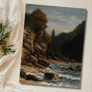 Cartão Postal Bords du lac Léman - Gustave Courbet