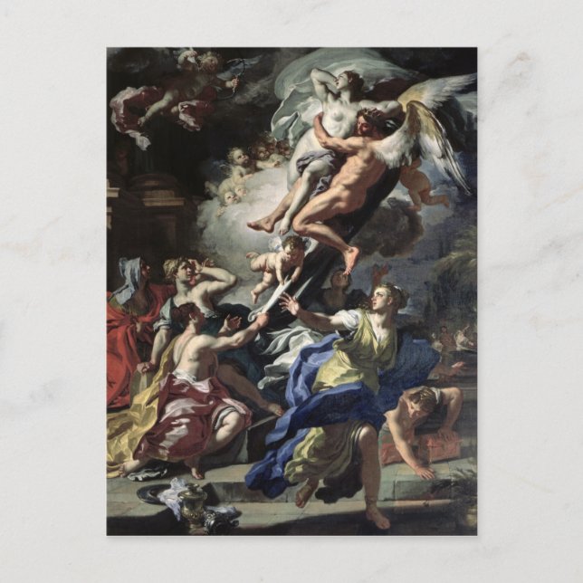 Cartão Postal Boreas abduzindo Oreitthyia (Frente)