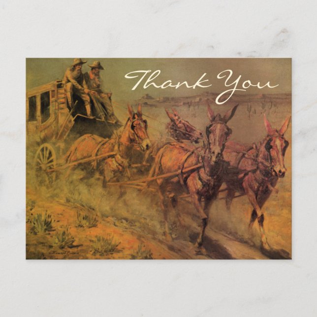 Cartão Postal Borein's The Palco Coach (Frente)