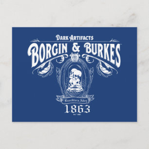 Cartão Postal BORGIN & BURKES™ - Gráfico da Loja de Artefatos Es