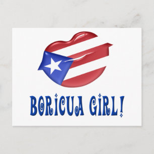 Cartão Postal Boricua Girl