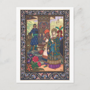 Cartão Postal Boris Zvorykin - O Pássaro de Fogo