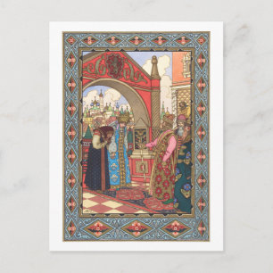 Cartão Postal Boris Zvorykin - Vassilissa a Feira