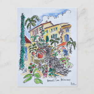 Cartão Postal Bormes-les-Mimosas Provença-alpes-costa azul
