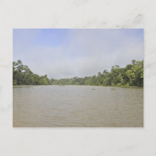 Cartão Postal Borneo Island, Malásia, vista panorâmica