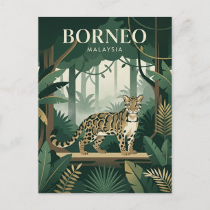 Cartão Postal Bornéu Malásia