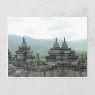 Cartão Postal Borobudur Temple, Yogjakarta