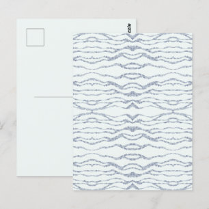 Cartão Postal Borracha Zebra Cinza Nublado Arte de Riscar
