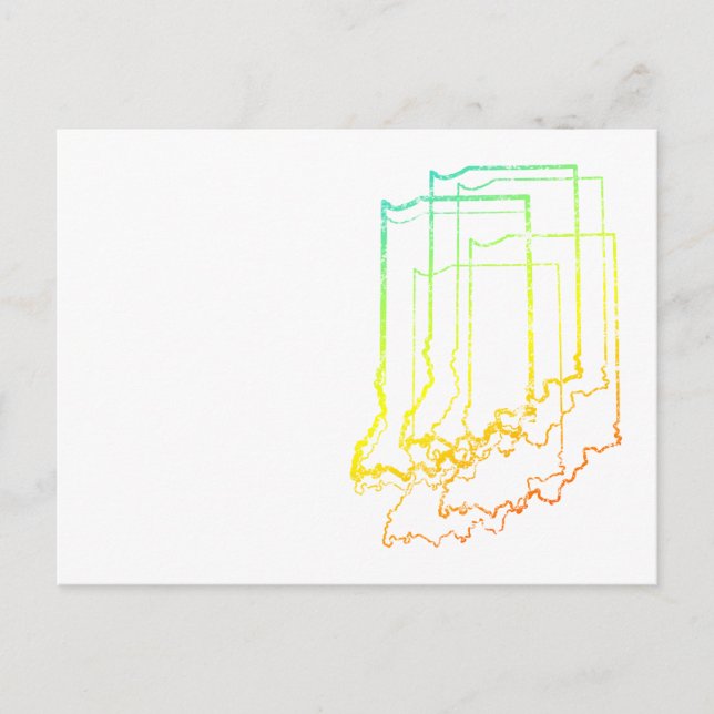 Cartão Postal borrão de resfriamento indiana (Frente)