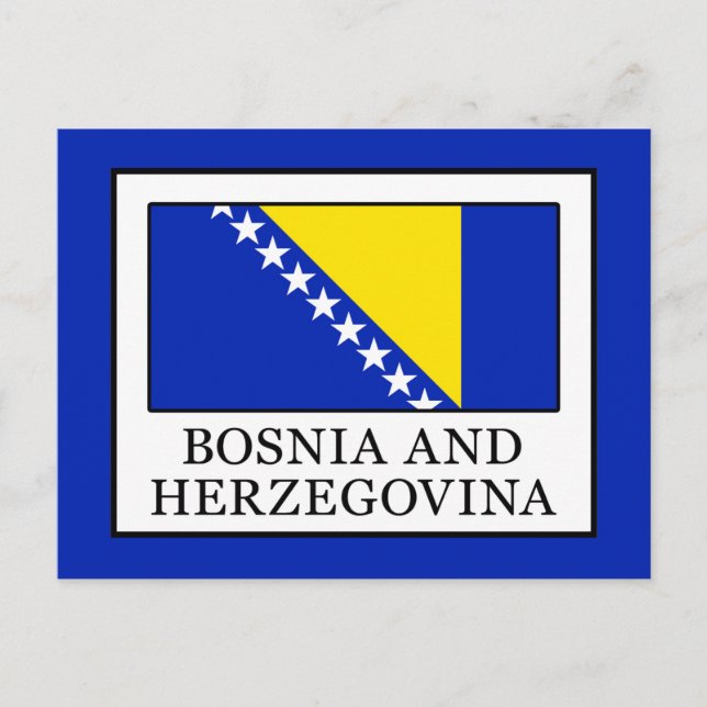 Cartão Postal Bósnia e Herzegovina (Frente)