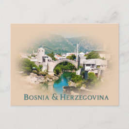 Cartão Postal Bósnia e Herzegovina: Mostar name