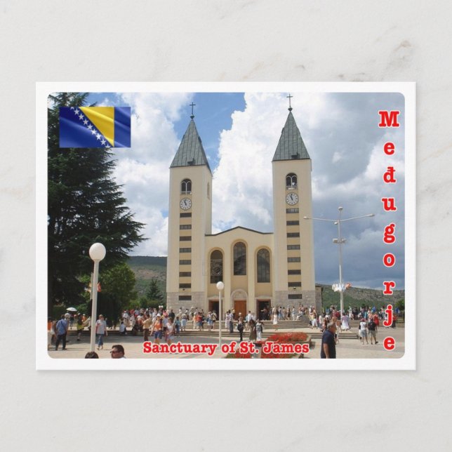 Cartão Postal Bósnia-Herzegovina - Međugorje - (Frente)