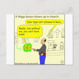 Cartão Postal Bóson de 410 alicerces na igreja Cartoon