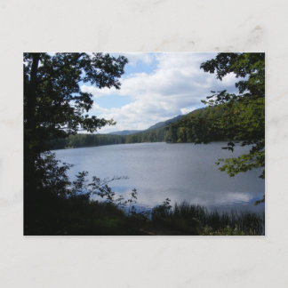 Cartão Postal bosque do parque estadual pennPensilvânia lago