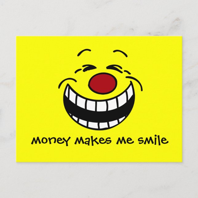 Cartão Postal Bossy Face Grumpey (Frente)