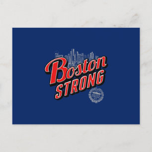 Cartão Postal Boston City Strong Lembranças