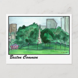 Cartão Postal Boston Common