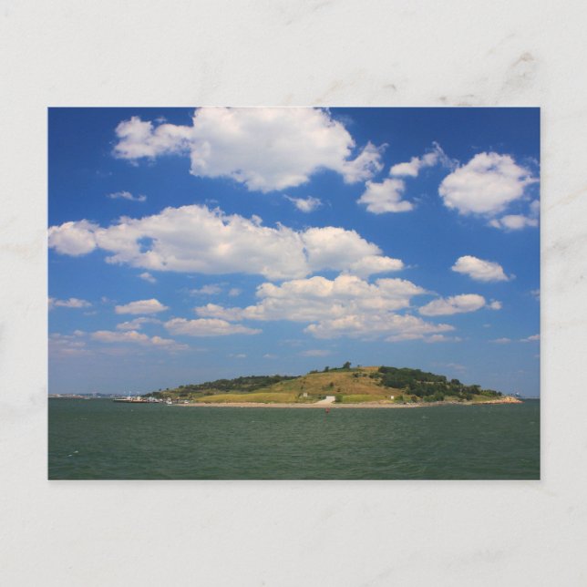 Cartão Postal Boston desde a Ilha Spectacle, Porto de Boston (Frente)