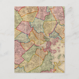 Cartão Postal Boston e vizinhança