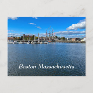 Cartão Postal Boston Harbor em Massachusetts