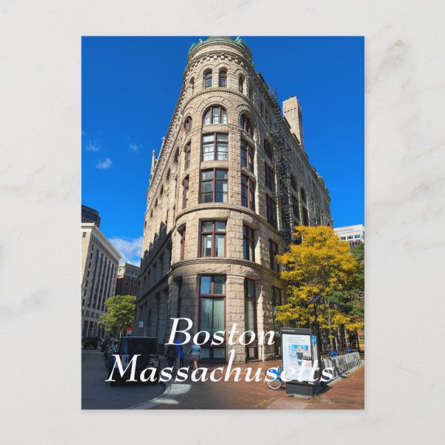 Cartão Postal Boston Massachusetts (Frente)