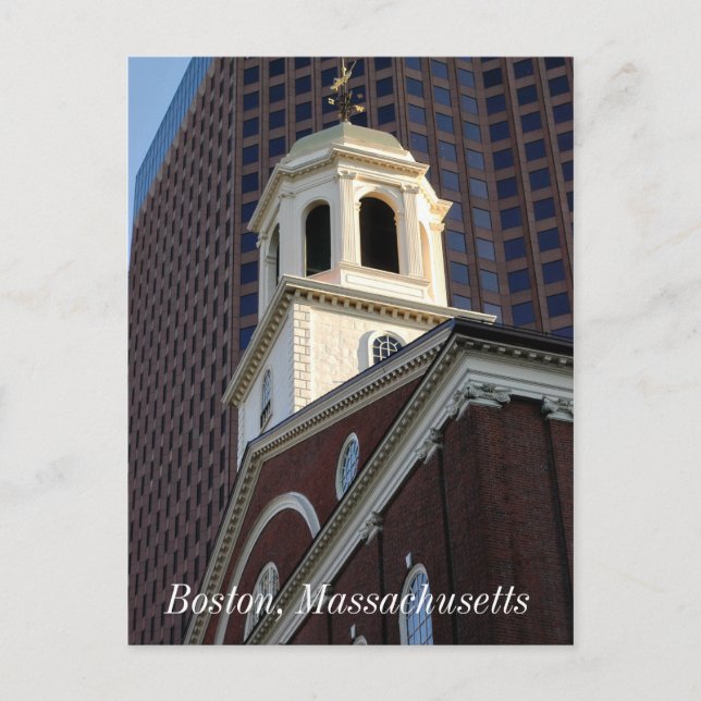 Cartão Postal Boston, Massachusetts (Frente)