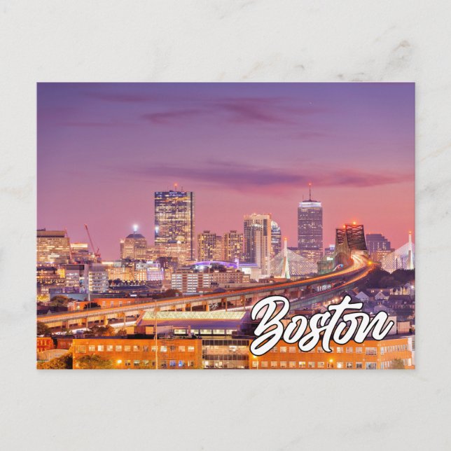 Cartão Postal Boston, Massachusetts, Estados Unidos (Frente)