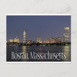 Cartão Postal Boston Massachusetts Skyline - EUA