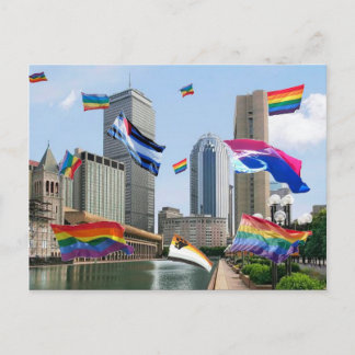 Cartão Postal Boston Pride