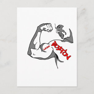 Cartão Postal Boston Strong Muscle