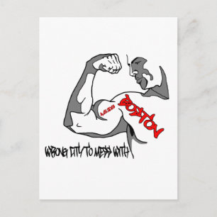 Cartão Postal Boston Strong Muscle