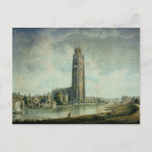Cartão Postal Boston Stump: vista do sudoeste
