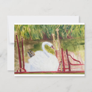 Cartão Postal Boston Swan Boat