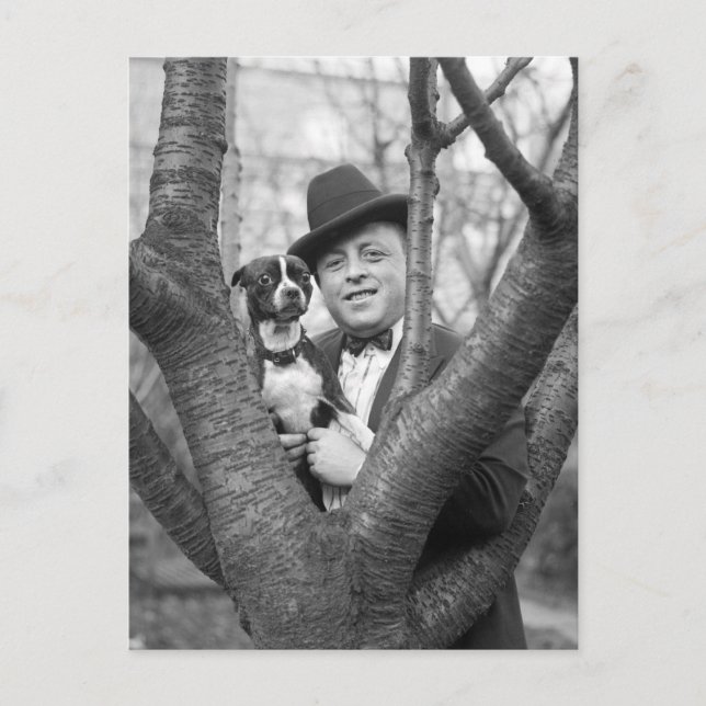 Cartão Postal Boston Terrier, 1920 (Frente)