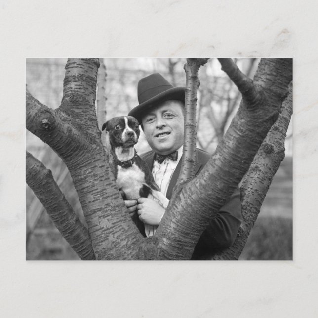Cartão Postal Boston Terrier, 1920 (Frente)