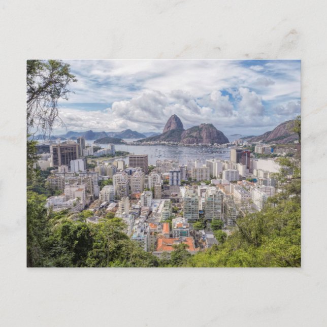 Cartão Postal Botafogo Com Pão de Açúcar (Frente)