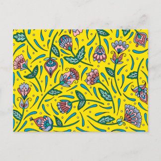 Cartão Postal Botânica Amarelo