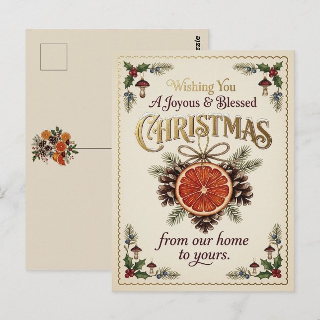 Cartão Postal Botânicos de Natal Vintage (Frente/Verso)